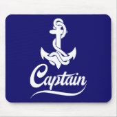Kapitän Segelboot Anker Nautisches Design Mousepad (Vorne)