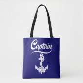 Kapitän Segelboot Anker Nautisches Design Tasche (Vorderseite)