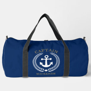 Kapitän Segler personalisierter Anker Duffle Bag