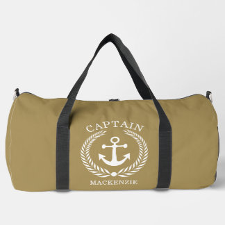 Kapitän Segler personalisierter Anker Duffle Bag