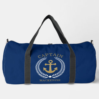 Kapitän Segler personalisierter Anker Duffle Bag