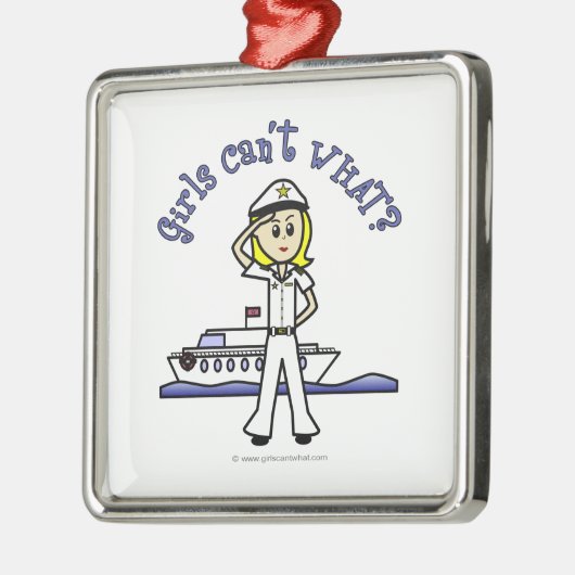 Kapitän Silbernes Ornament (Links)