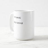 Kapitän Smith Titanic Kaffeetasse (Vorderseite Links)