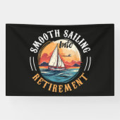 Kapitän Smooth Sailing in den Ruhestand Banner (Horizontal)
