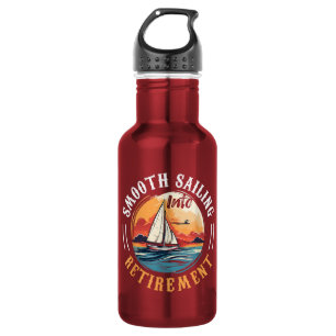 Kapitän Smooth Sailing in den Ruhestand Edelstahlflasche