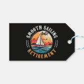 Kapitän Smooth Sailing in den Ruhestand Geschenkanhänger (Vorderseite (Horizontal))