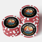 Kapitän Smooth Sailing in den Ruhestand Pokerchips (Stapel)
