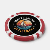 Kapitän Smooth Sailing in den Ruhestand Pokerchips (Einzeln)