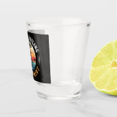 Kapitän Smooth Sailing in den Ruhestand Schnapsglas (Rechts)