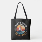 Kapitän Smooth Sailing in den Ruhestand Tasche (Rückseite)