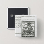 Kapitän Teach, alias schwarzer Bart Button (Vorne & Hinten)