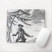 Kapitän Teach, allgemein angerufen Blackbeard Mousepad (Mit Mouse)