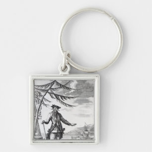 Kapitän Teach, allgemein angerufen Blackbeard Schlüsselanhänger