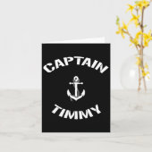 Kapitän Timmy Personalisiert Boot Na Karte (Gelbe Blume)