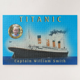 Kapitän Titanic des benutzerdefinierten Fotos Puzzle