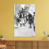 Kapitän Tongrelow nahm die größte Abbildung Leinwanddruck (Insitu (Wohnzimmer))