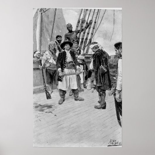 Kapitän Tongrelow nahm die größte Abbildung Poster (Vorne)