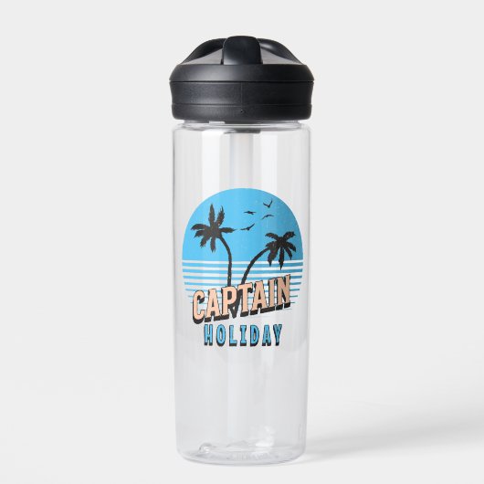 Kapitän Urlaub Trinkflasche (Vorderseite)