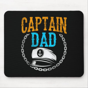 Kapitän Vater Schiff Boot Bootsfahrt Yacht Vater D Mousepad