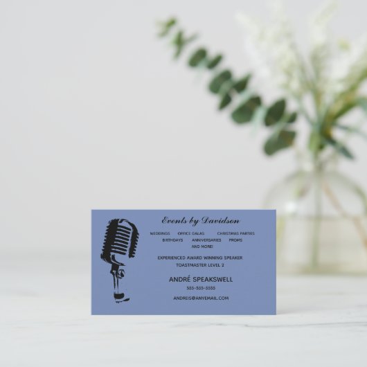 Kapitän Visitenkarte (Stehend Vorderseite)