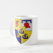 Kapitän von Clan Chattan Arms Kaffeetasse (Vorderseite Links)