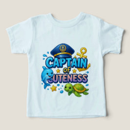 Kapitän von Cutness Kids Nautical T-Shirt