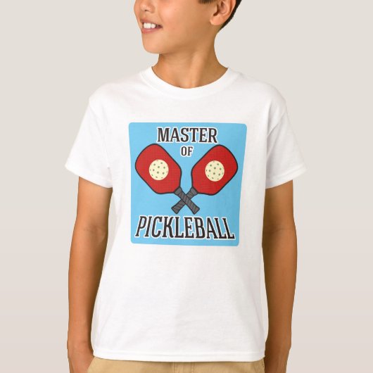 Kapitän von Pickleball T-Shirt (Vorderseite)