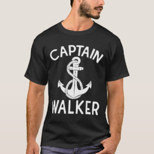 Kapitän Walker Schiff Boot Jacht Anker T-Shirt
