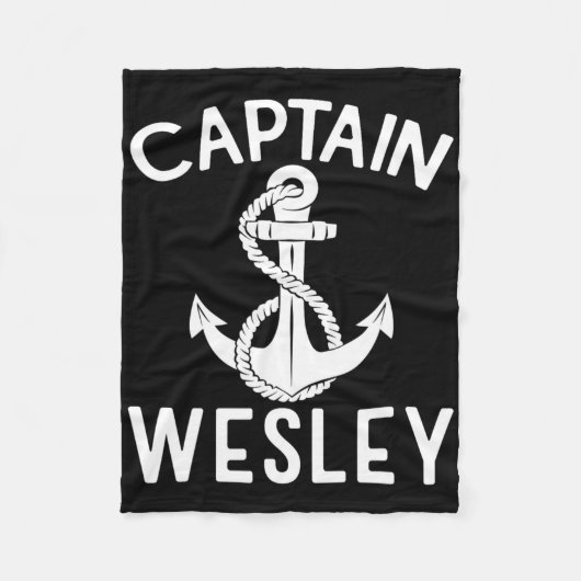 Kapitän Wesley Anker Schiff Boot Yachten Boot Fleecedecke (Vorderseite)