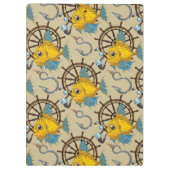 Kapitän zur See-Fisch-Muster Klemmbrett (Rückseite)