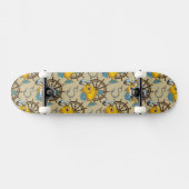 Kapitän zur See-Fisch-Muster Skateboard (Horizontal)