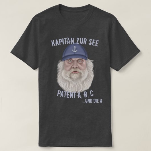 Kapitan Zur See T-Shirt (Design vorne)