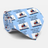 Kapitänbootfahrt-Segelnwitz Krawatte (Gerollt)