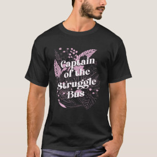 Kapitänin des Kampfbus-Mom-Fahrer-Mutter-Fahrerin T-Shirt