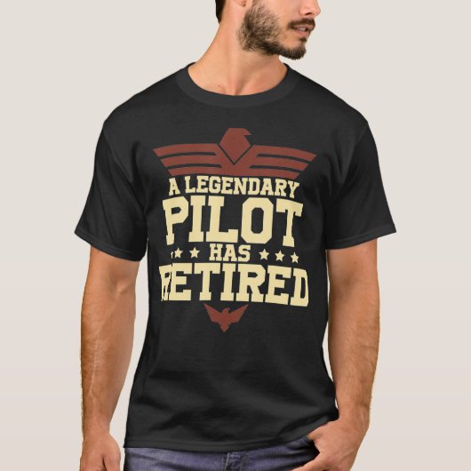 Kapitänsgeschenk für das übermüdete Flugzeug T-Shirt (Vorderseite)