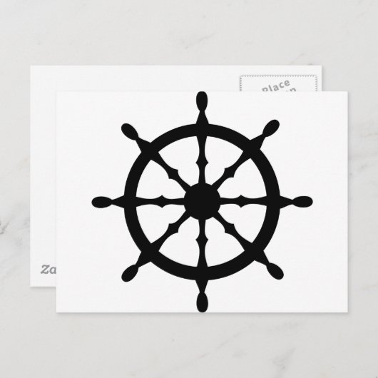 Kapitänslenkrad Postkarte (Vorne/Hinten)