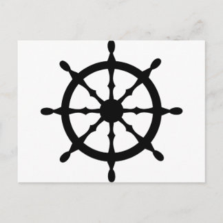 Kapitänslenkrad Postkarte