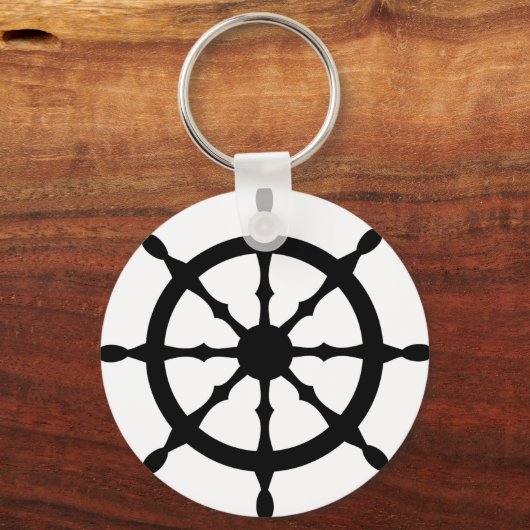 Kapitänslenkrad Schlüsselanhänger (Vorderseite)