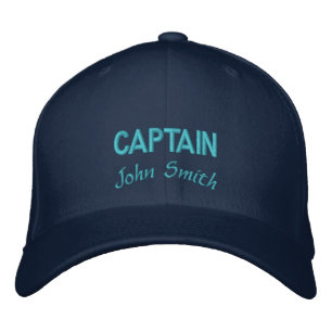 Kapitänsname personalisiert bestickte baseballkappe