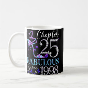 Kapitel 25 Fabelhaft Seit 1998 25. Geburtstagsköni Kaffeetasse