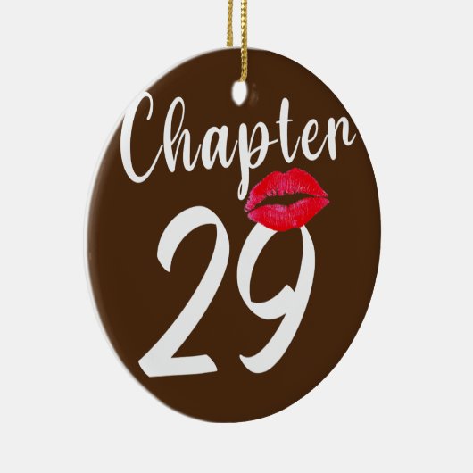 Kapitel 29 Lippenglückstag Keramik Ornament (Rechts)