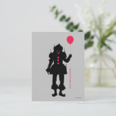 Kapitel 2 | Pennywise-Silhouette Postkarte (Stehend Vorderseite)