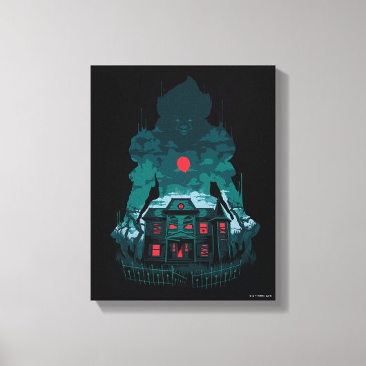 Kapitel 2 | Pennywise und House Leinwanddruck (Vorderseite)
