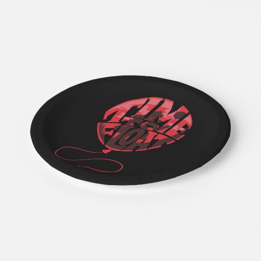 Kapitel 2 | Zeit bis zum Float Ballon Grafik Pappteller (Schrägansicht)