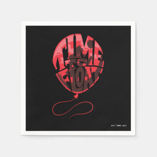 Kapitel 2 Zeit bis zum Float Ballon Grafik Serviette