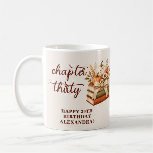 Kapitel 30 Herbst-Kürbis-Buchliebhaber-30. Geburts Kaffeetasse