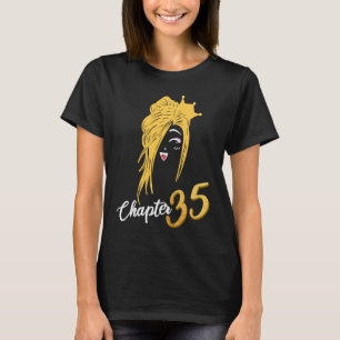 Kapitel 35 Geburtstagsblondie Blond Hair Crown Wom T-Shirt