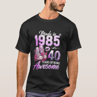 Kapitel 40 Fabulous EST 1985 40. Blumengeburt T-Shirt