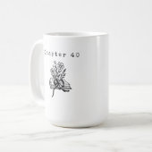 Kapitel 40 Kokette Buch Wildblumen Kaffeetasse (Vorderseite Links)