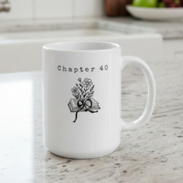 Kapitel 40 Kokette Buch Wildblumen Kaffeetasse